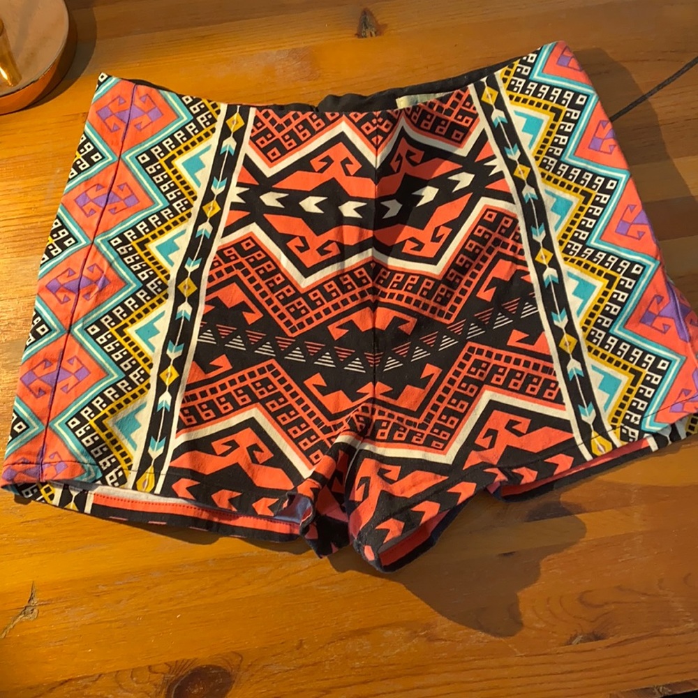 Altard State colorful patterned cloth shorts